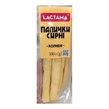 Сыр Laktama 45% палочки сирные копченіые Килия, 100 г
