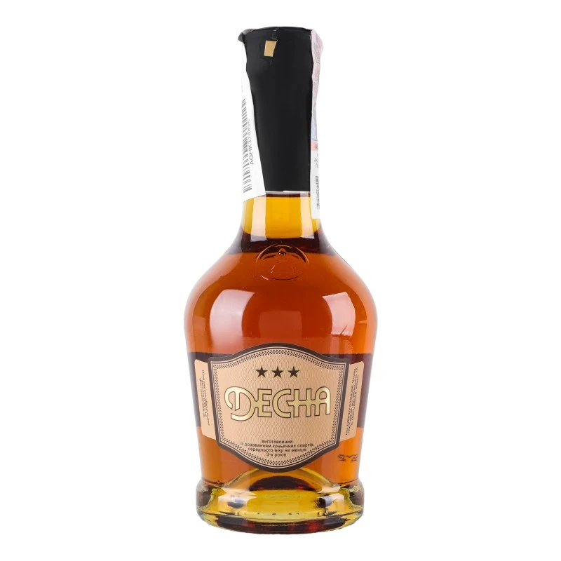 Напиток спиртный 3 звезды Десна Classic Шустов, 0.25 л