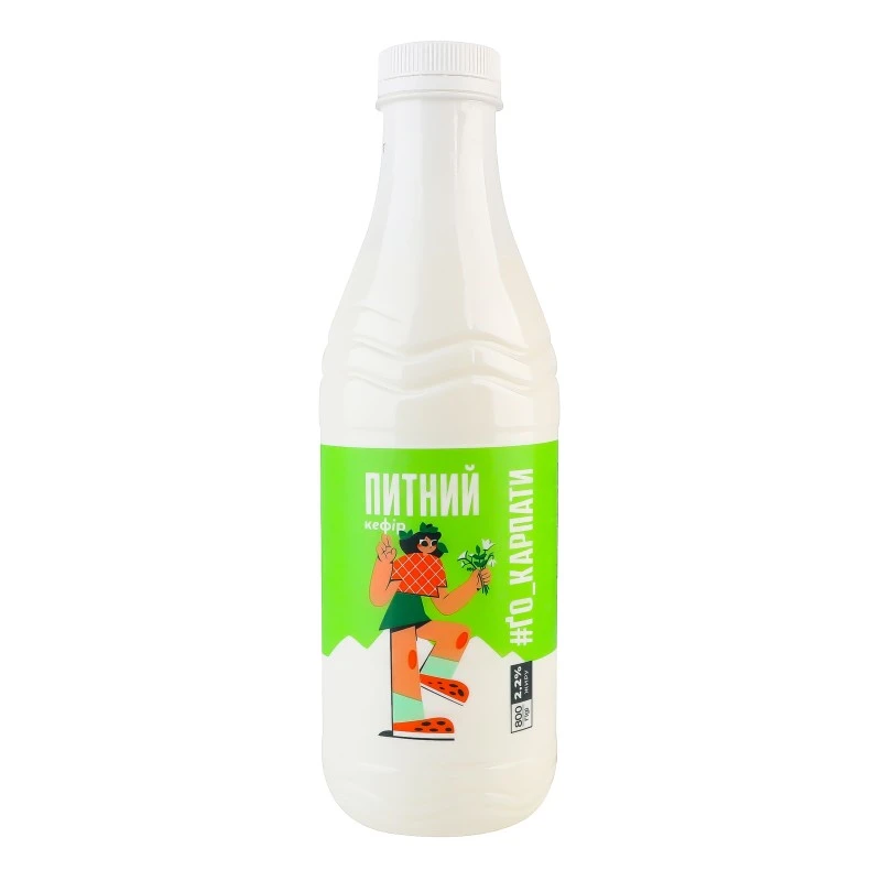 Кефир 2.2% питьевой ГоКарпаты Галичина, 800 г