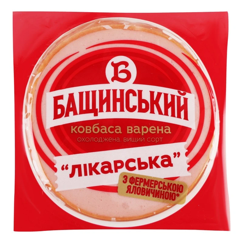 Колбаса вареная в/с докторская Бащинский, 400 г