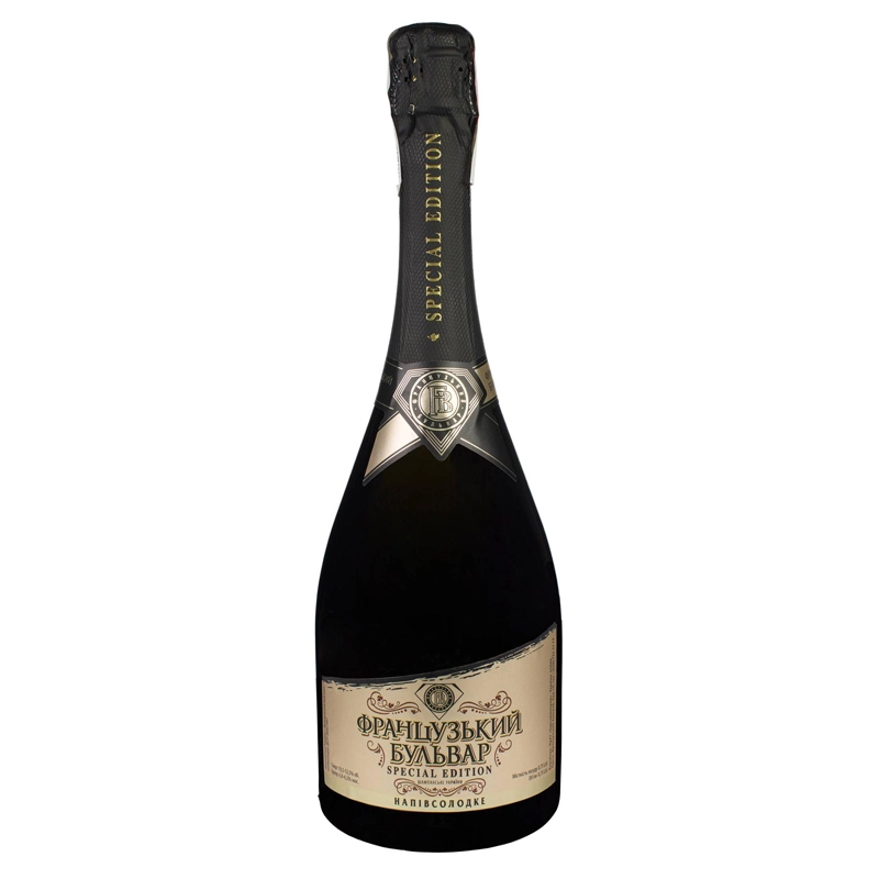 Вино игристое белое полусладкое Special Edition Французский бульвар, 0.75 л