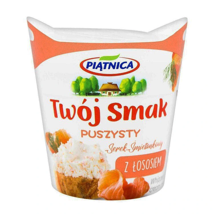 Крем-сыр 60% сливочный с лососем Twoj Smak Piatnica, 150 г