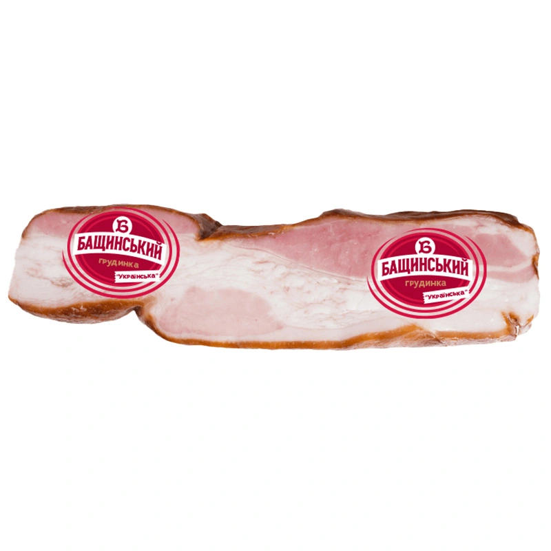 Грудинка копчено-вареная украинская Бащинский