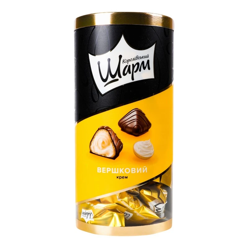 Конфеты со сливочной начинкой Королевский шарм АВК, 235 г