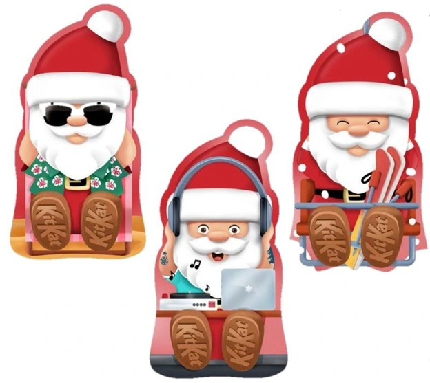 Фигурка шоколадная с пшеничными крипсами Санта Kit Kat, 45 г