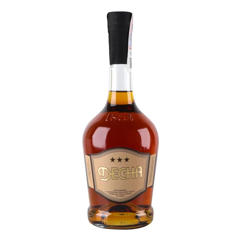 Напиток спиртный 3 звезды Десна Classic Шустов, 0.5 л