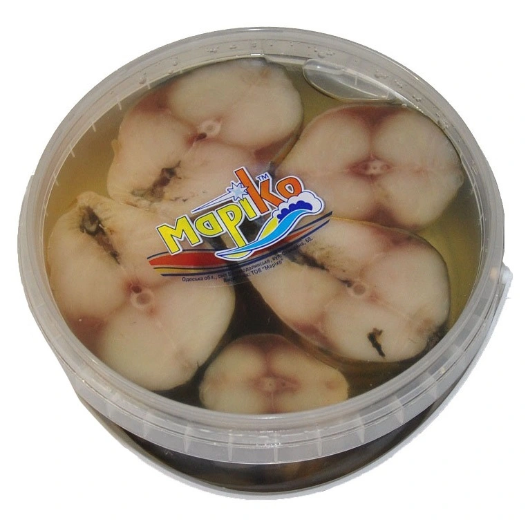 Скумбрия копченая кусочки в масле Марико, 500 г