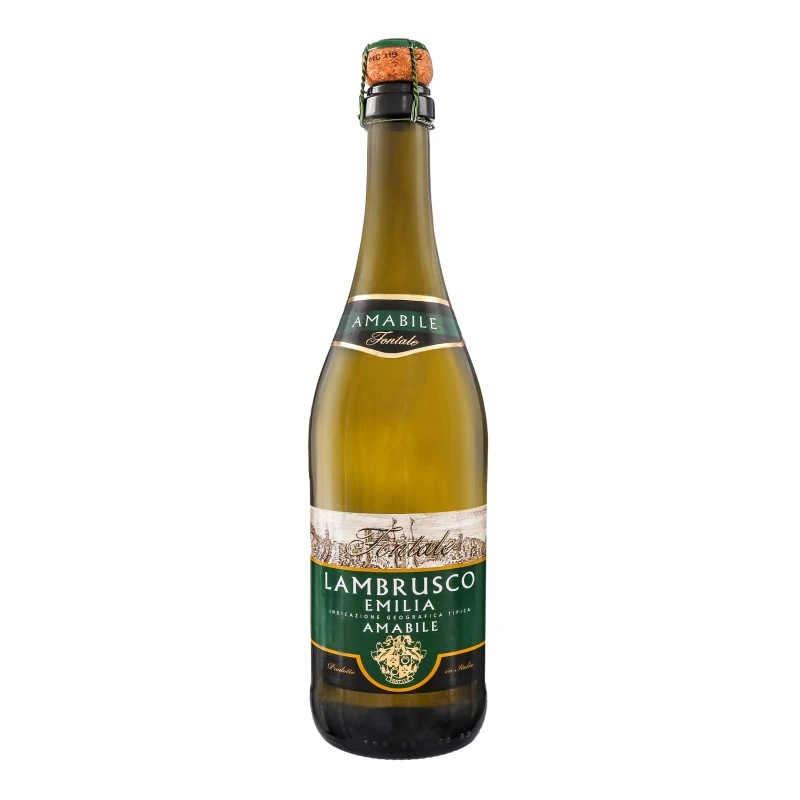 Вино игристое белое полусладкое Lambrusco Emilla Fontale, 0.75 л