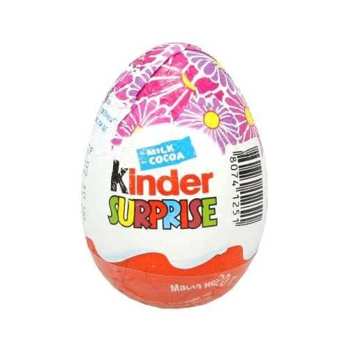 Яйцо шоколадное Kinder Сюрприз с игрушкой, 20 г