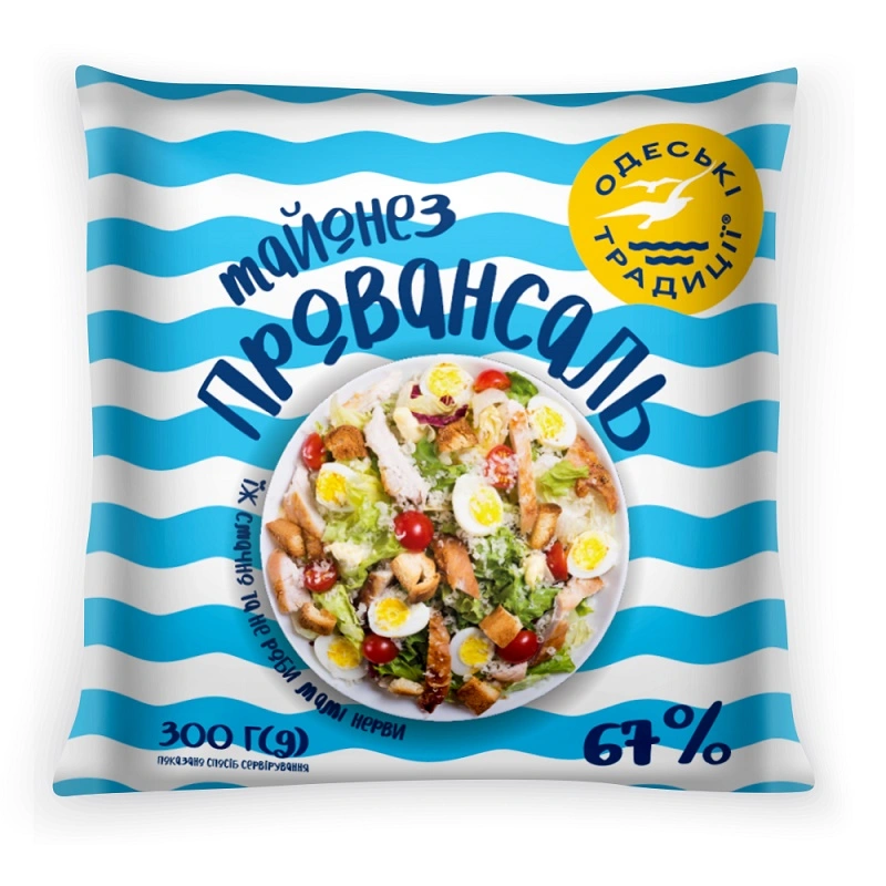 Майонез 67% Провансаль Одесские традиции, 300 г