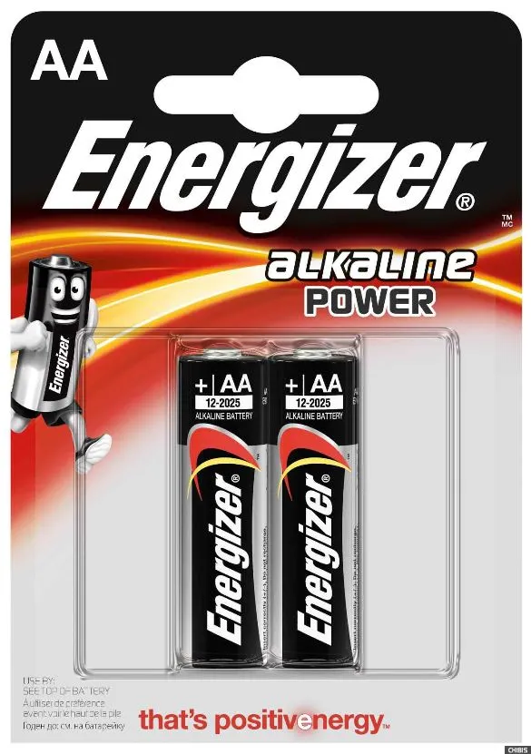 Батарейки АА ALK POWER ENERGIZER, 2 шт/уп.