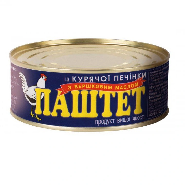 Паштет из куриной печени со сливочным маслом ОПК, 240 г