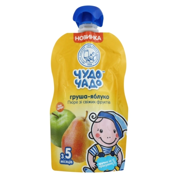 Пюре Груша-Яблоко Чудо Чадо, 90 г