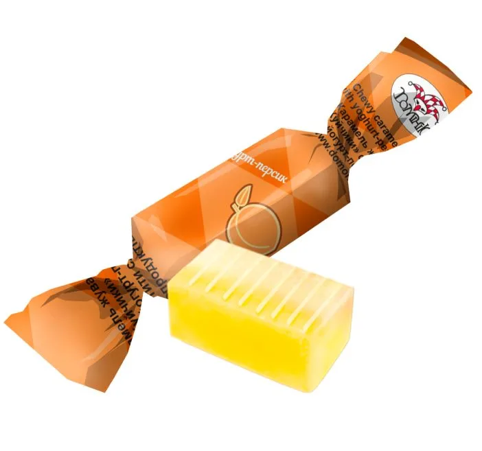 Карамель Жуйчики со вкусом йогурта и персика Доминик