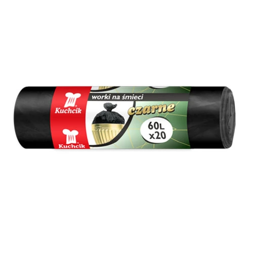 Пакеты для мусора 60 л Kuchik, 20 шт/уп.