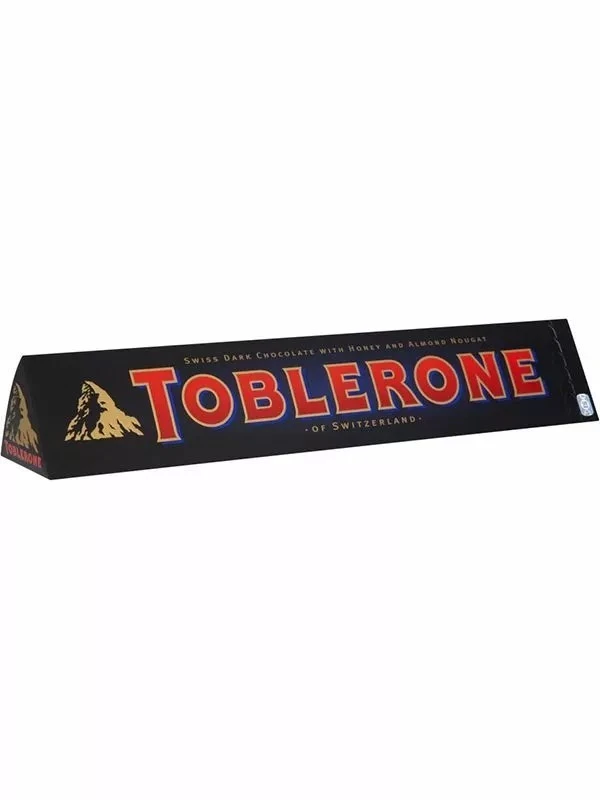 Шоколад чёрный с миндалем Toblerone, 100 г