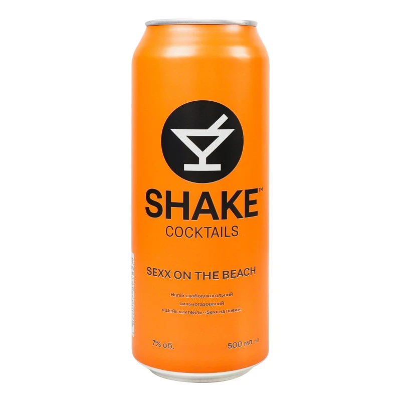 Напиток с/а сильногазированный Sexx on the Beach ж/б Shake, 0.5 л