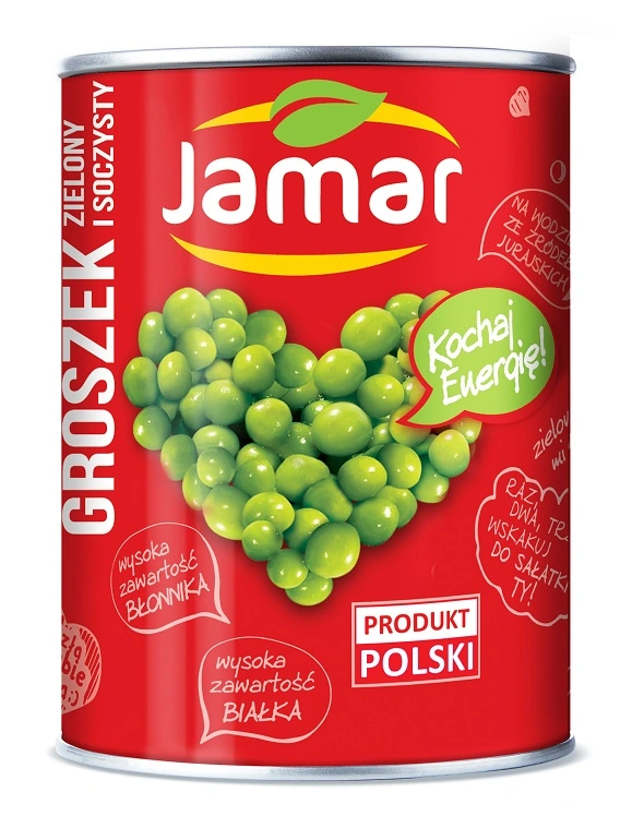 Консервированный горошек Jamar, 400 г