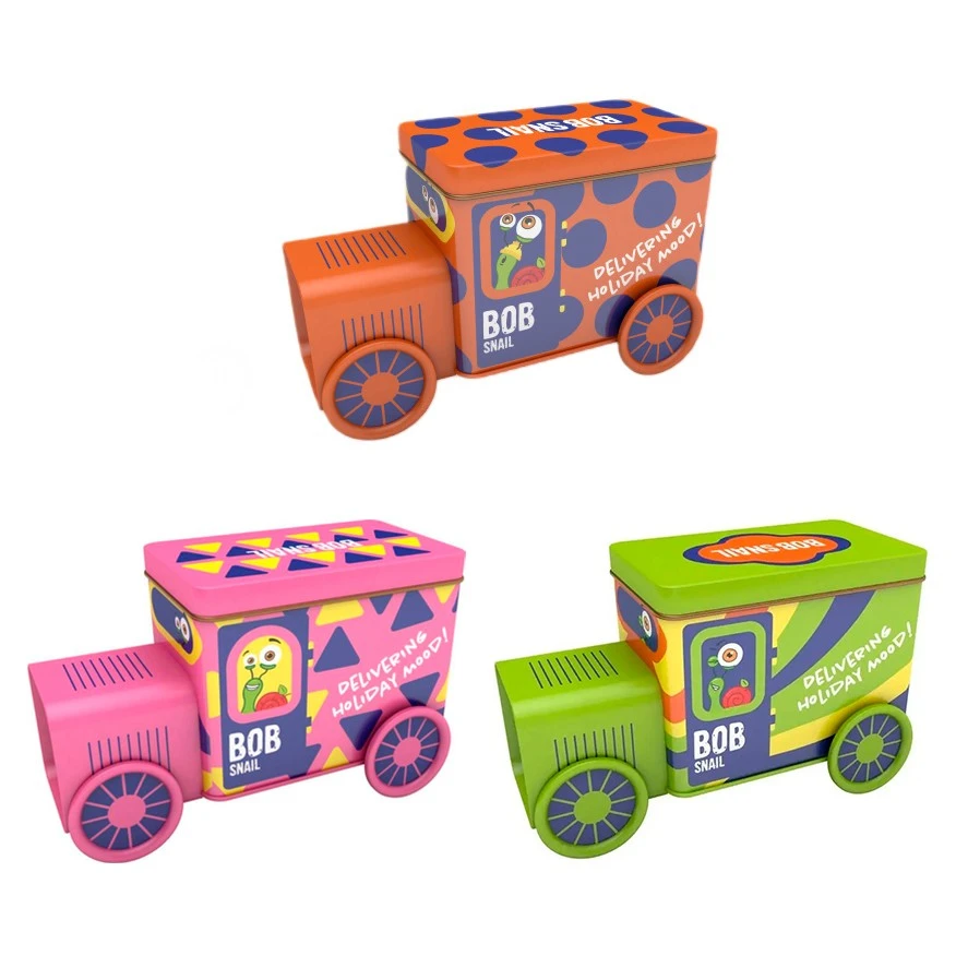 Набор продукции с игрушкой и стикером Фруктовый старт Подарочный бокс Bob Snail ж/б 108г