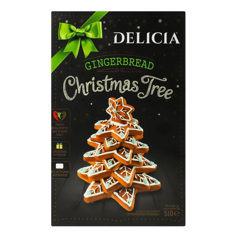 Коржи оригинальные Пряниковая избушка Delicia к/у 510г