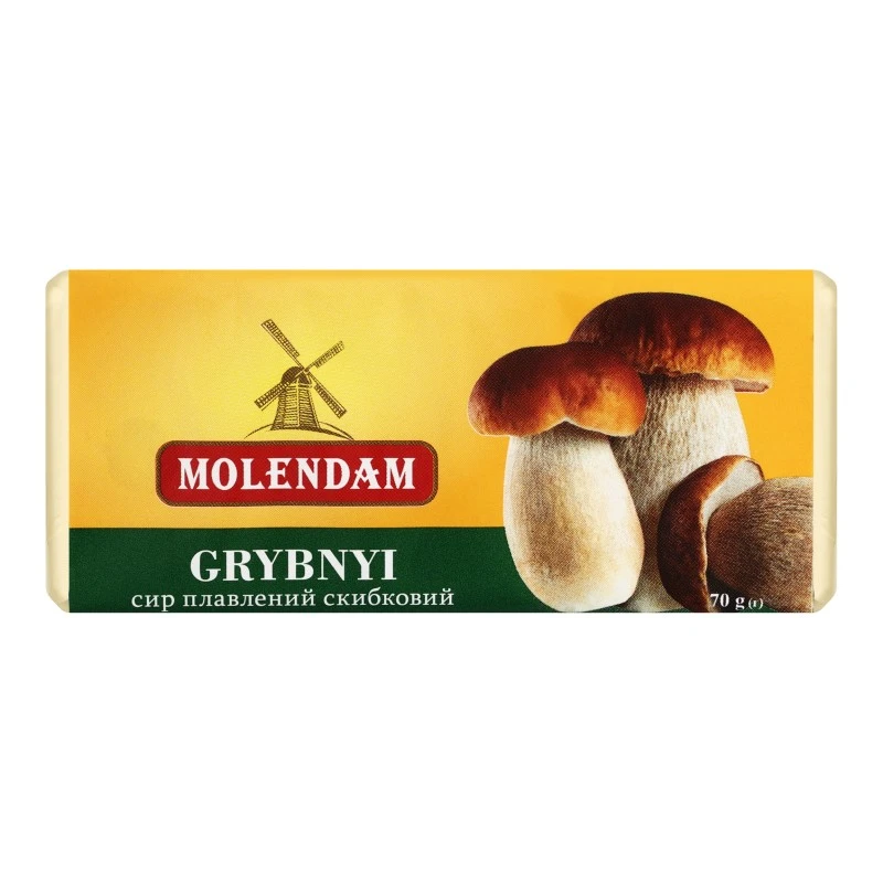 Cыр плавленый 40% Mushrooms Molendam, 70 г
