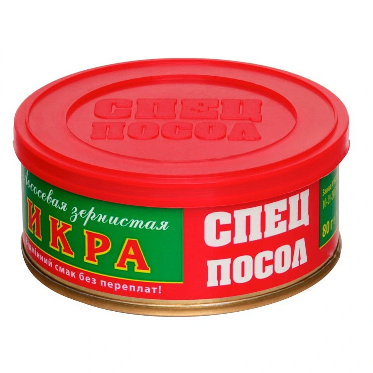 Икра лососевая зернистая Спецпосол, 80 г