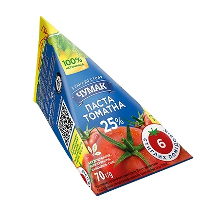 Томатная паста 25% Чумак, 70 г