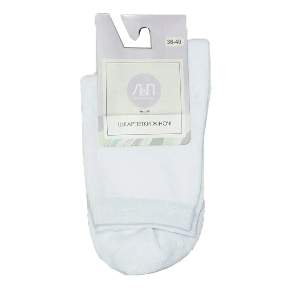 Носки женские  белый р. 36-40 Лівий&amp;Правий