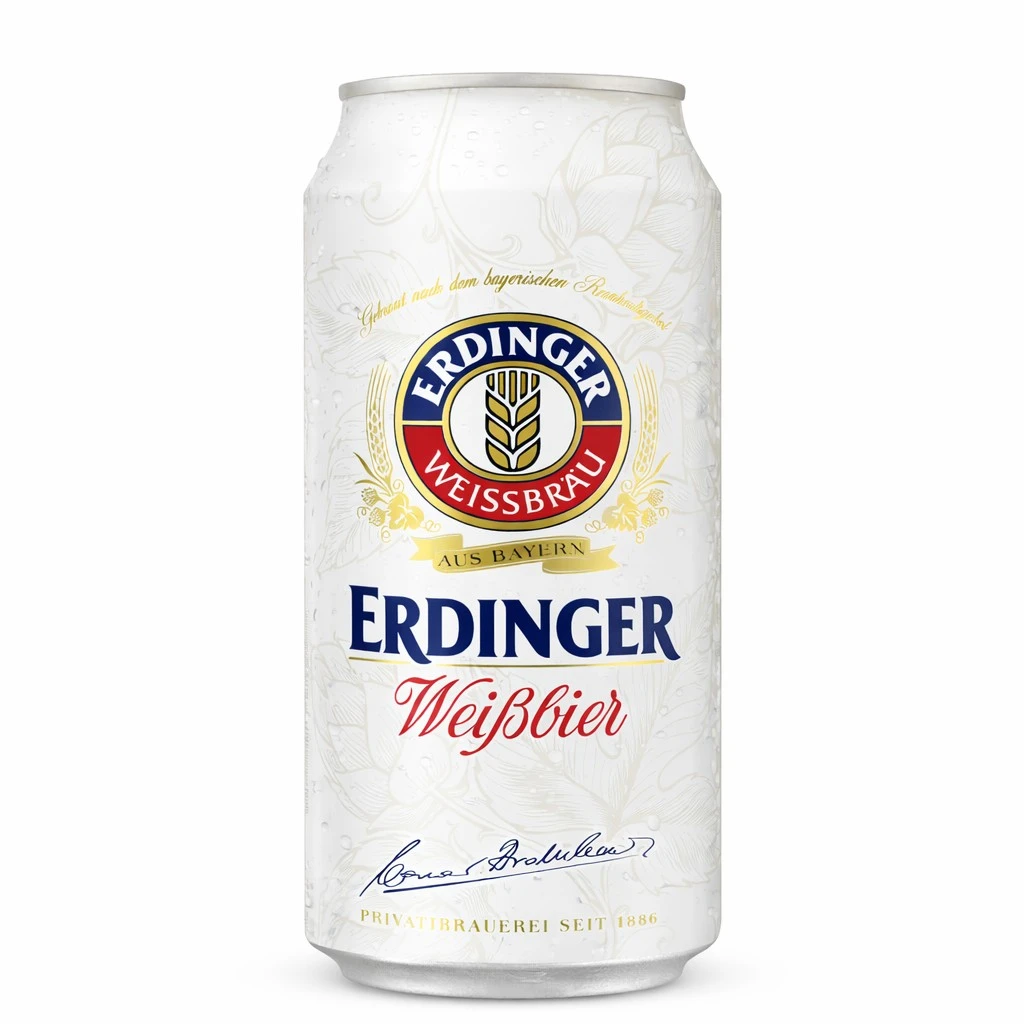 Пиво светлое фильтрованное 5.3% Weissbier Erdinger, 0.5 л