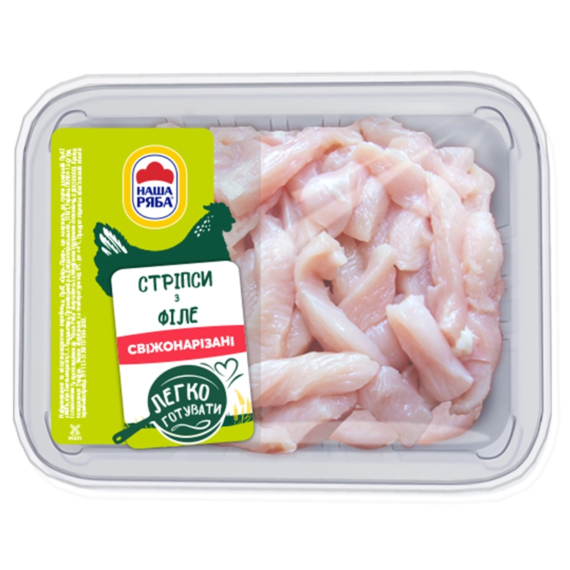 Стрипсы с куриного филе Наша Ряба, 500 г