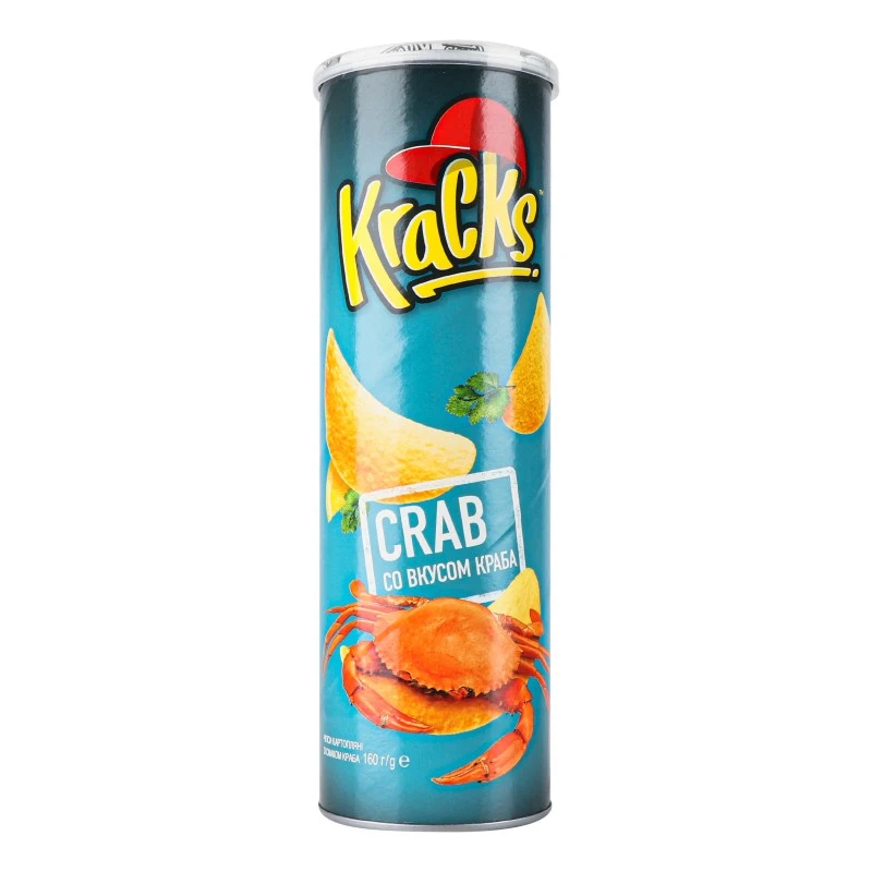 Чипсы картофельные Crab Kraсks, 160г