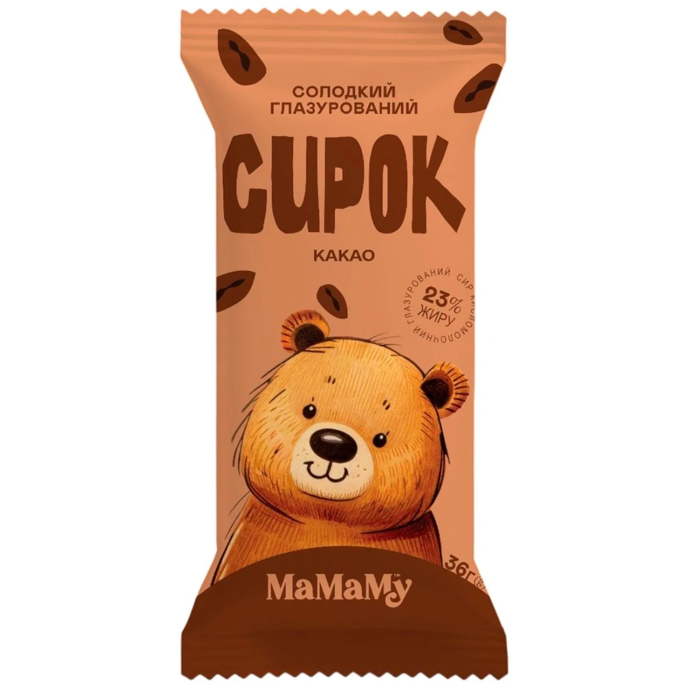 Сырок глазированный 23% Какао Мамаму, 36 г