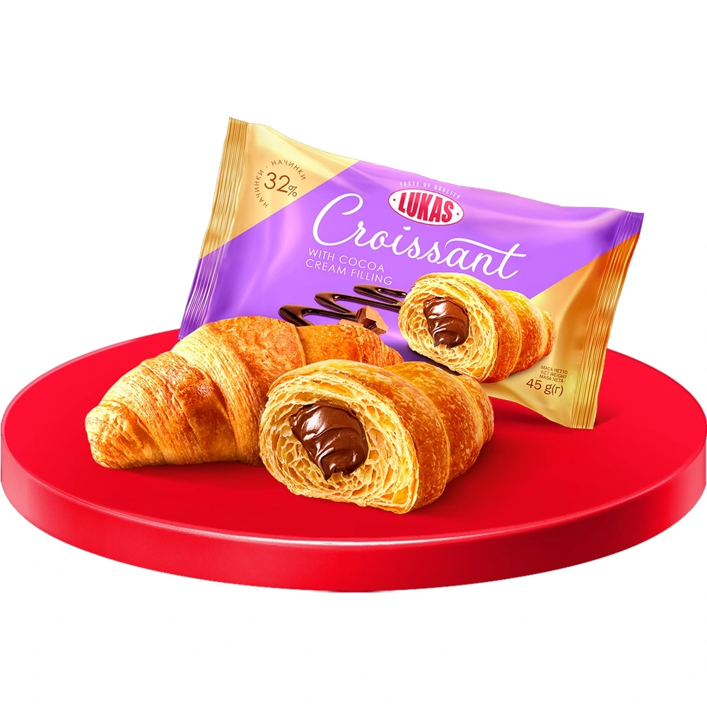 Круассанчик с какао кремом Lukas, 45 г