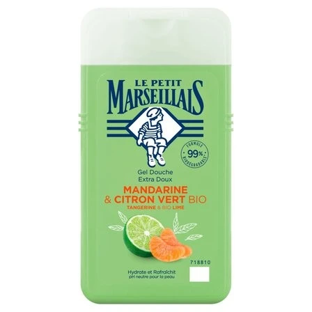 Гель для душа Мандарин и лайм Marseillais, 250 мл
