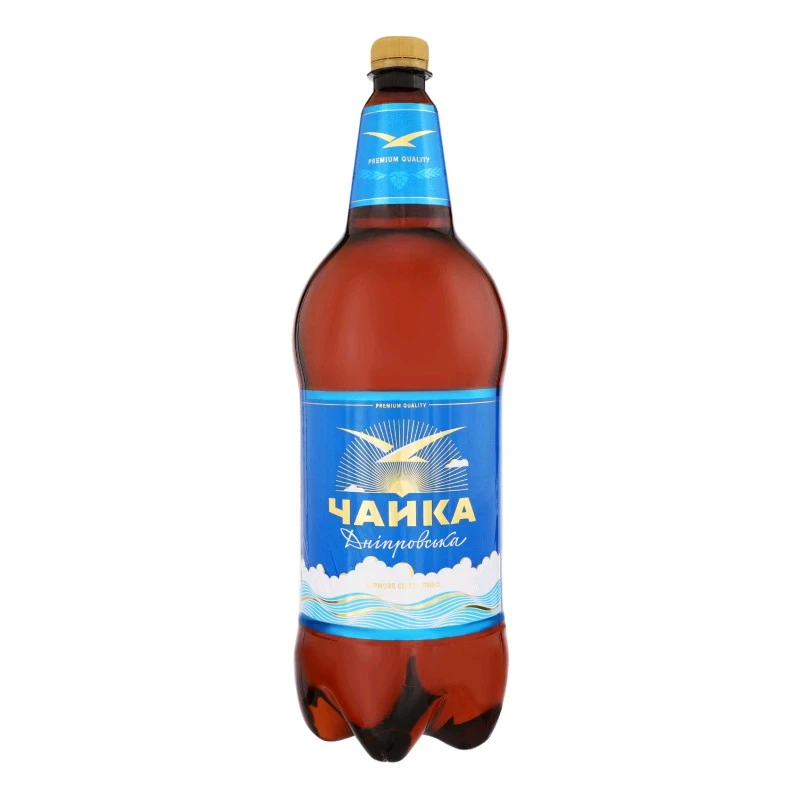 Пиво светлое Фирменное Чайка Днепровская, 2 л