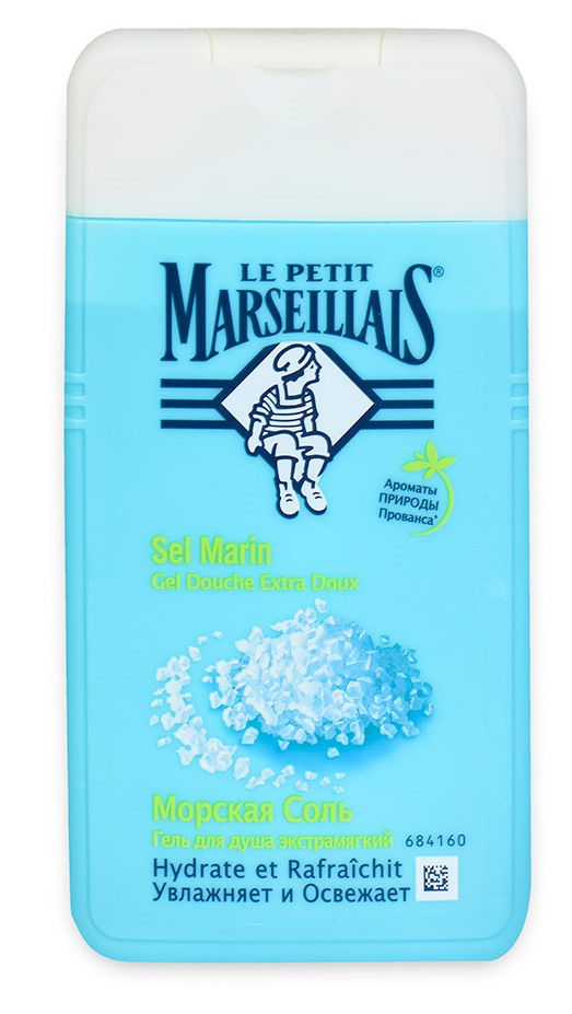Гель для душа морская соль Le Petit Marseillais, 250 мл
