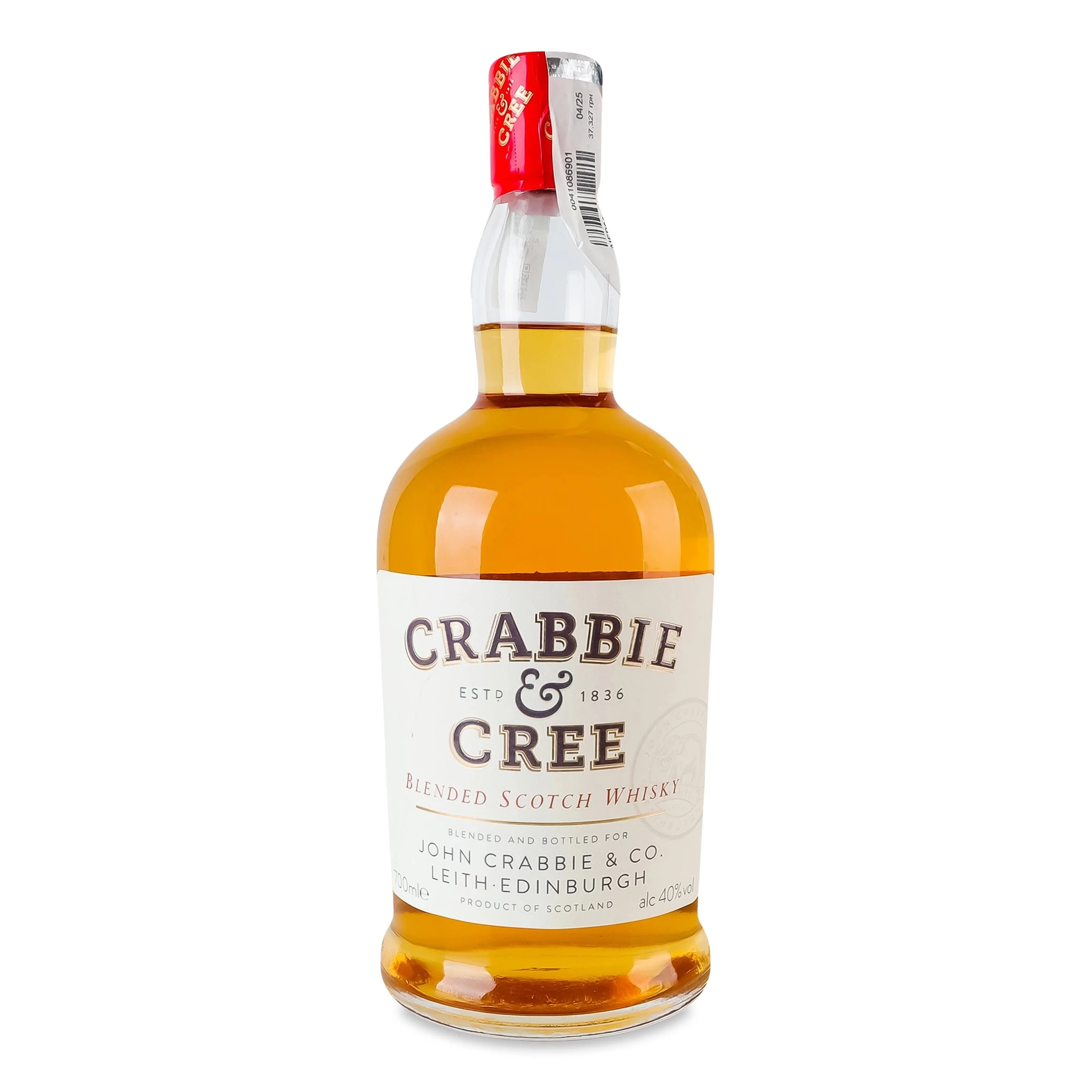 Виски 40% Crabbie&amp;Cree John Crabbie&amp;Co бут 0.7 л