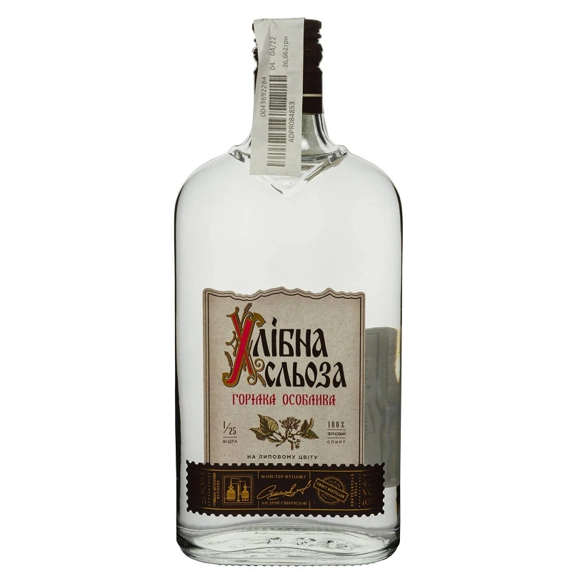 Водка особая на липовом цвету Хлебная слеза, 0.25л