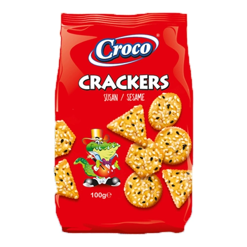 Крекер с маком и кунжутом Croco, 100 г