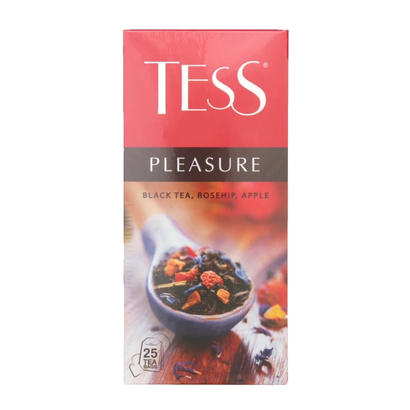 Чай пакетированный черный Pleasure Tess, 25 шт/уп.