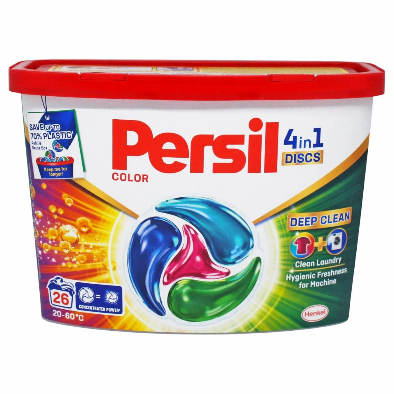 Диски для стирки 4in1 Discs Deep Clean Color Persil, 28 шт