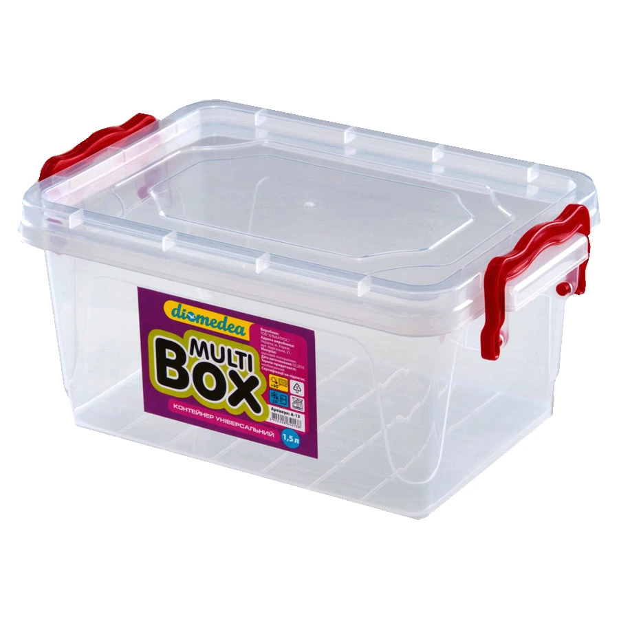 Бокс универсальный с ручками 13 Diomedea, 1.5л