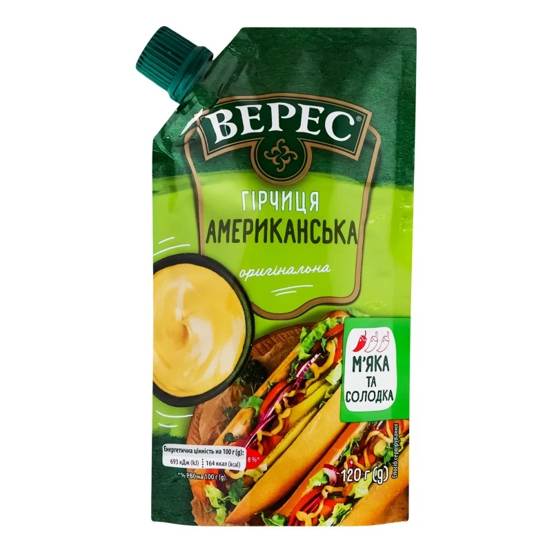 Горчица Американская Верес, 120 г