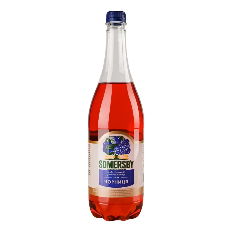 Сидр сладкий Черника Somersby, 0.95 л