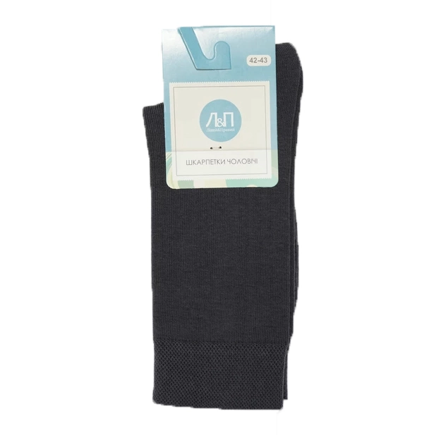 Носки мужские тёмно-серый р. 40-41 Лівий&amp;Правий
