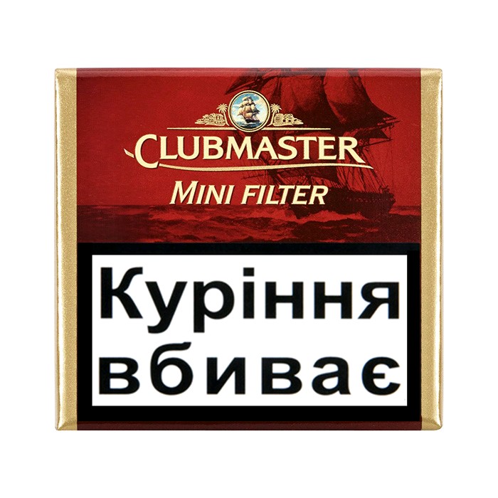 Сигары Mini Red Filter Clubmaster, 20 шт/уп.