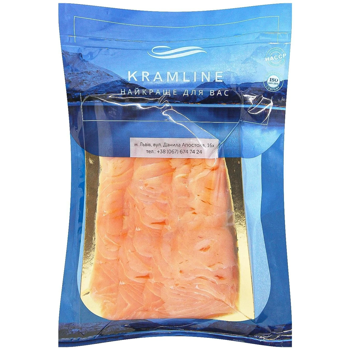 Нарезка лосось с/с Кramline, 100 г