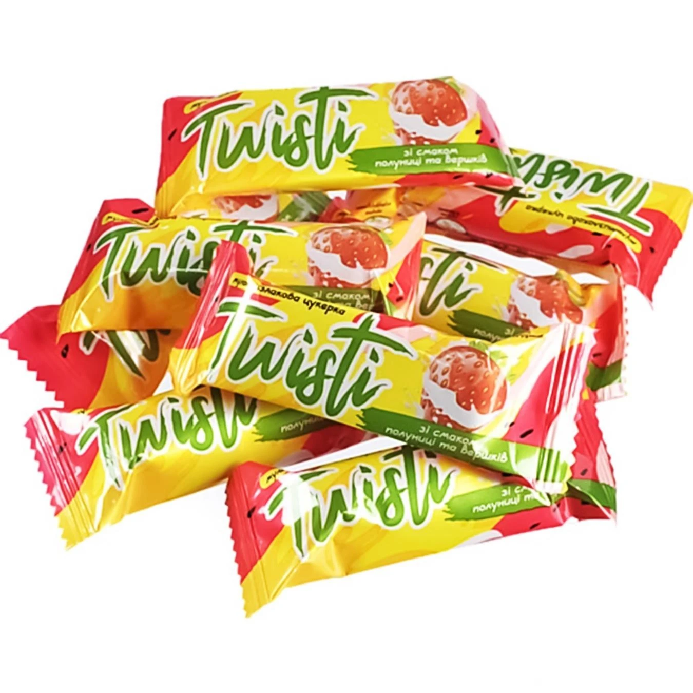 Конфеты Тwisti со вкусом клубники Dobrobuts, 100 г