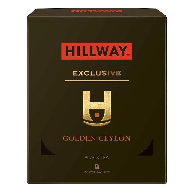 Чай пакетированный черный Golden Ceylon Exclusive Hillway, 100 шт/уп.