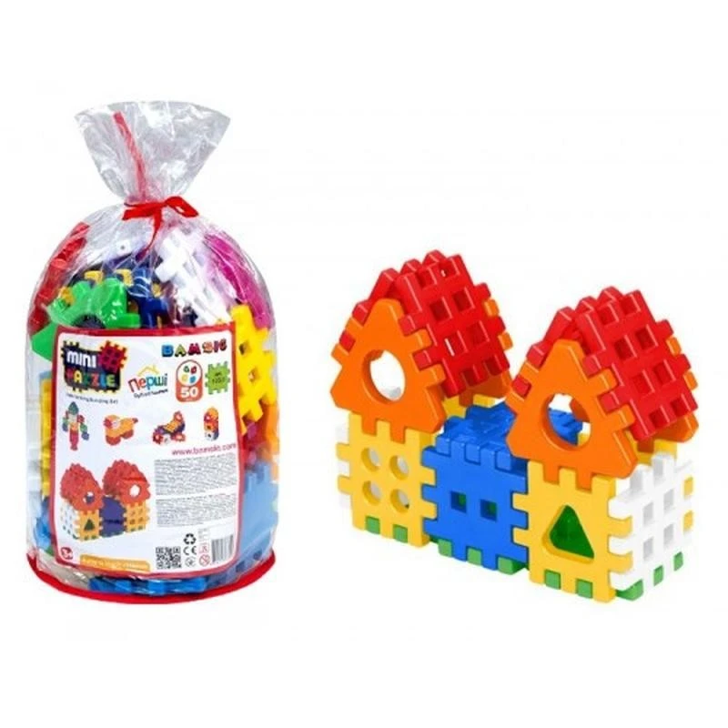 Набор детский Конструктор Minі pazzle 2 (50шт) арт.120/2 Bamsic, шт